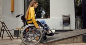 wheelchair-accessible ramp